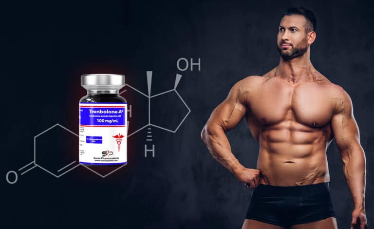 acétate de trenbolone : flacon de stéroïde anabolisant acétate de trenbolone