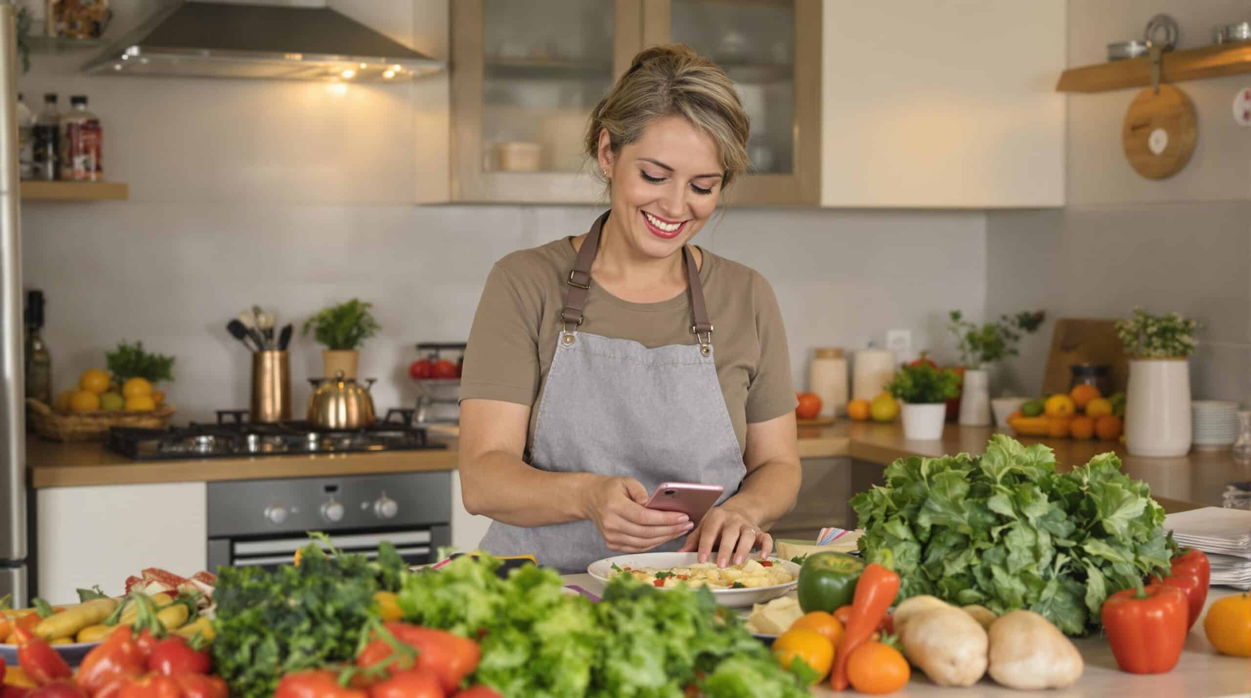 perte de poids sans sport : représentation d'une alimentation saine et équilibrée