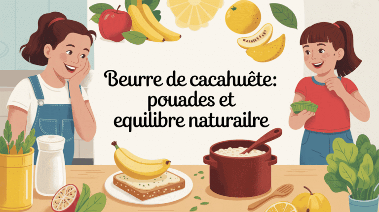 beurre de cacahuete poids et equilibre alimentaire scene familiale