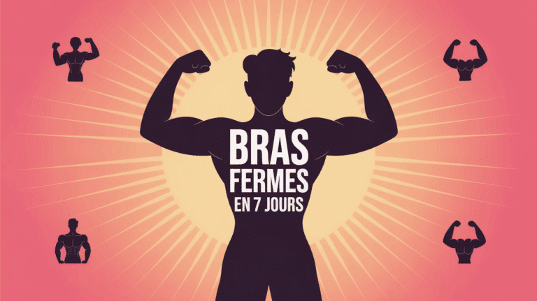 Image silhouette bras fermes en 7 jours exercice musculation