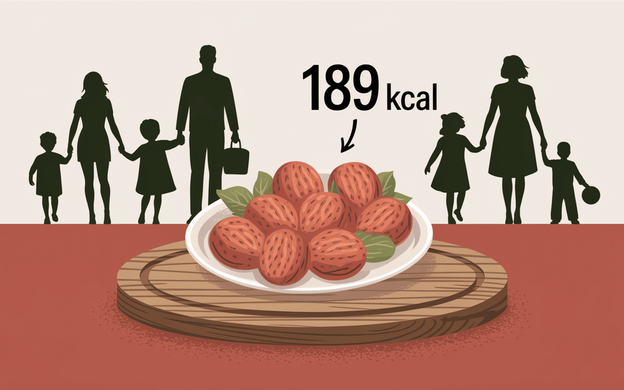 cacahuete portion 189 kcal verite nutritionnelle