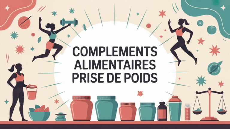 illustration complements alimentaires prise de poids sport