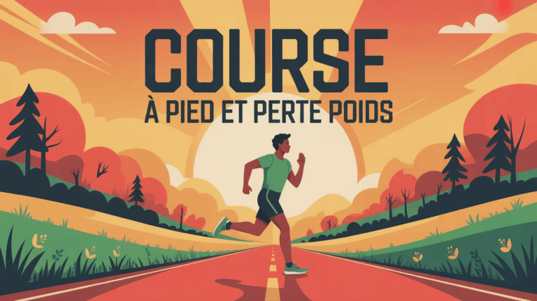 course a pied et perte de poids route campagne