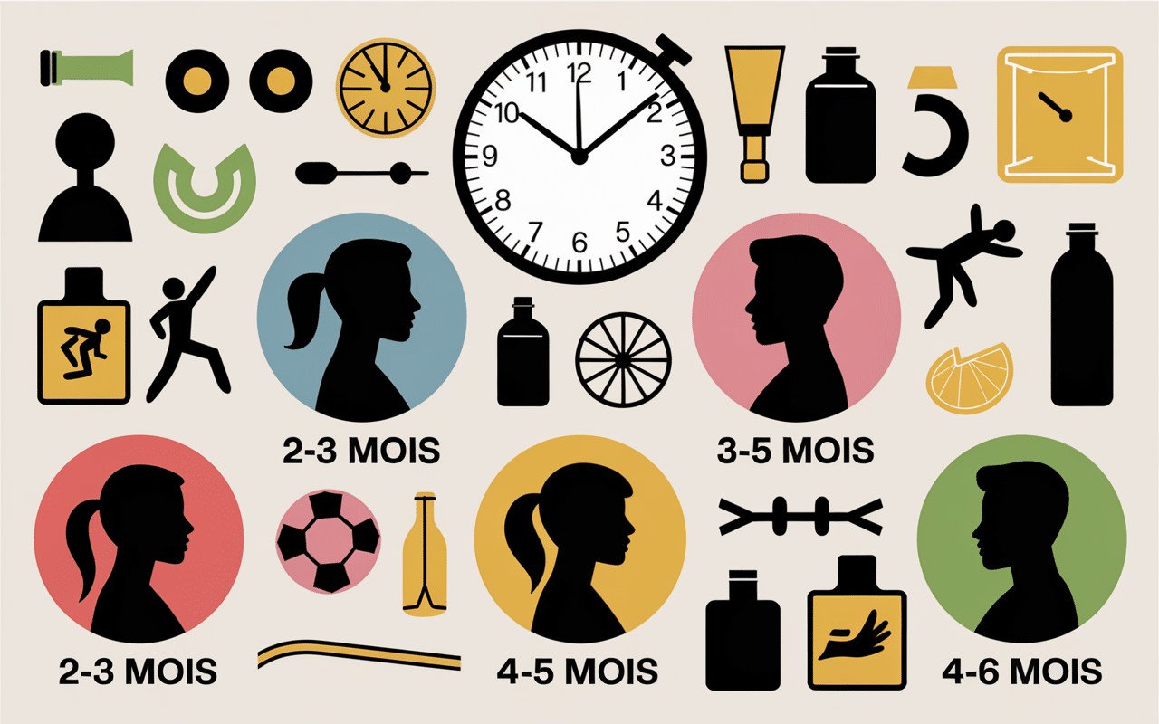 Tableau cure de collagène différentes durées selon profil