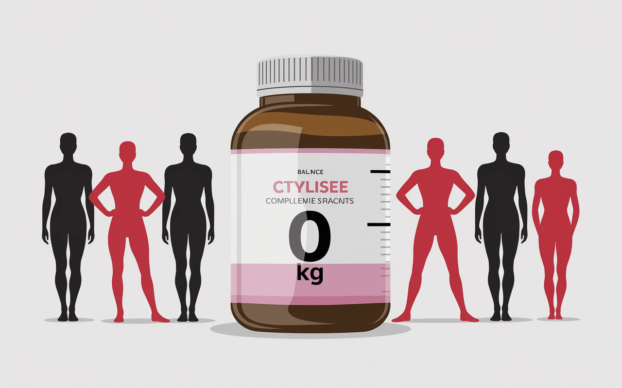 cystine b6 balance sans variation effet sur poids