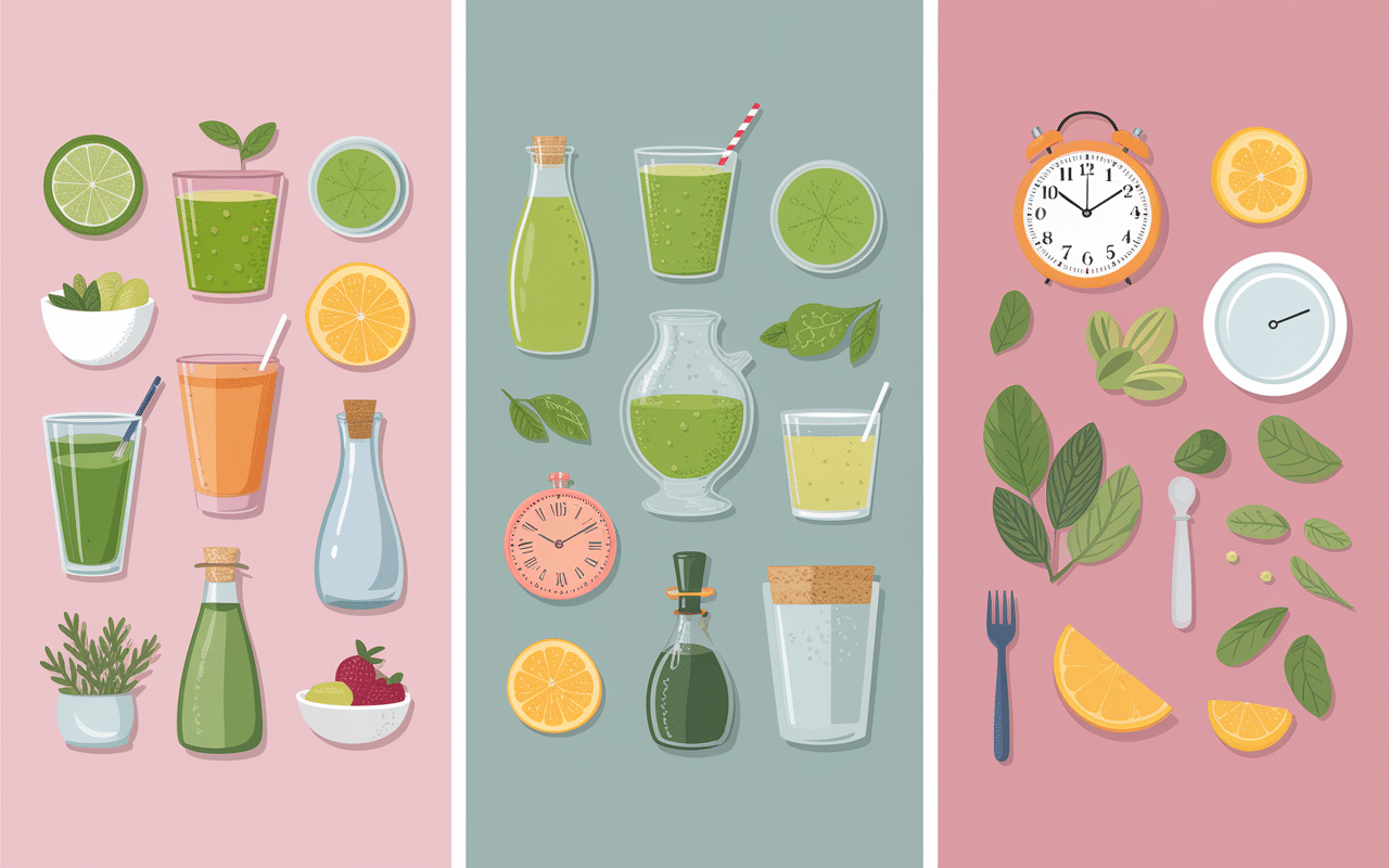 calendrier 3 jours assiette saine ventre plat detox