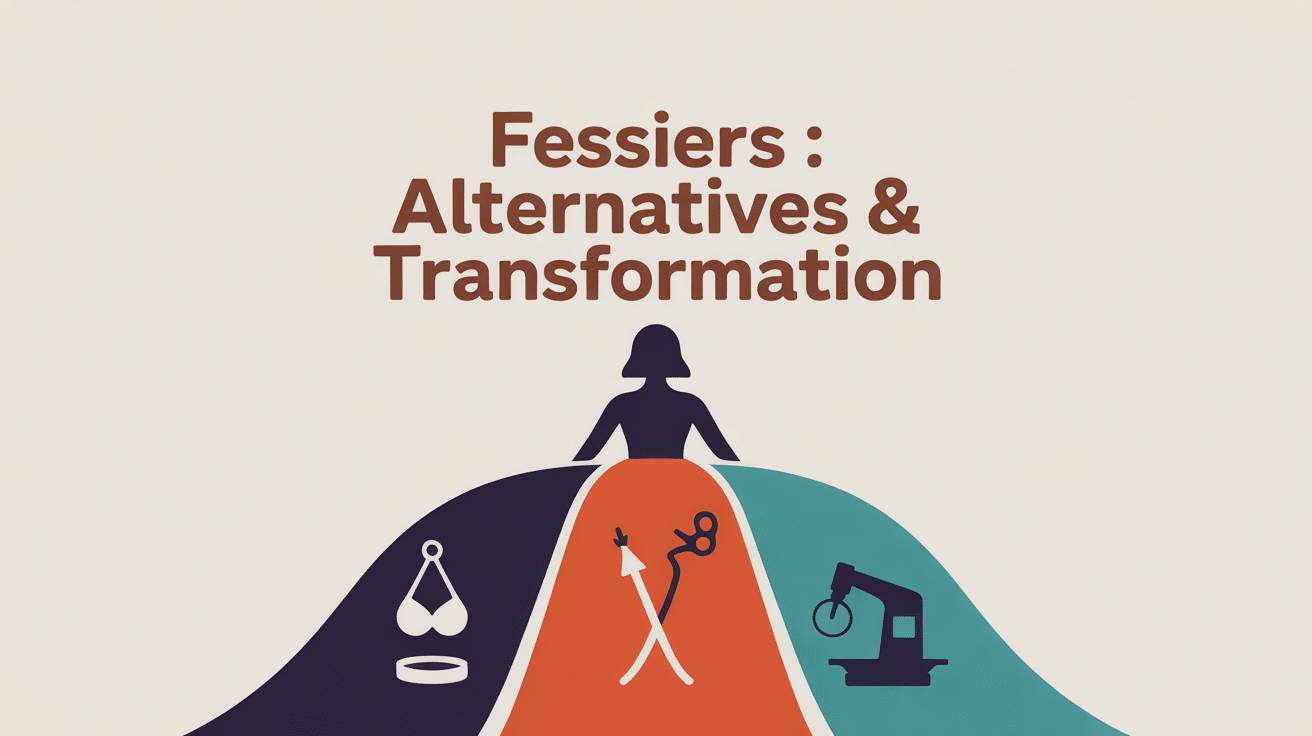 Illustration fessiers alternatives transformation
