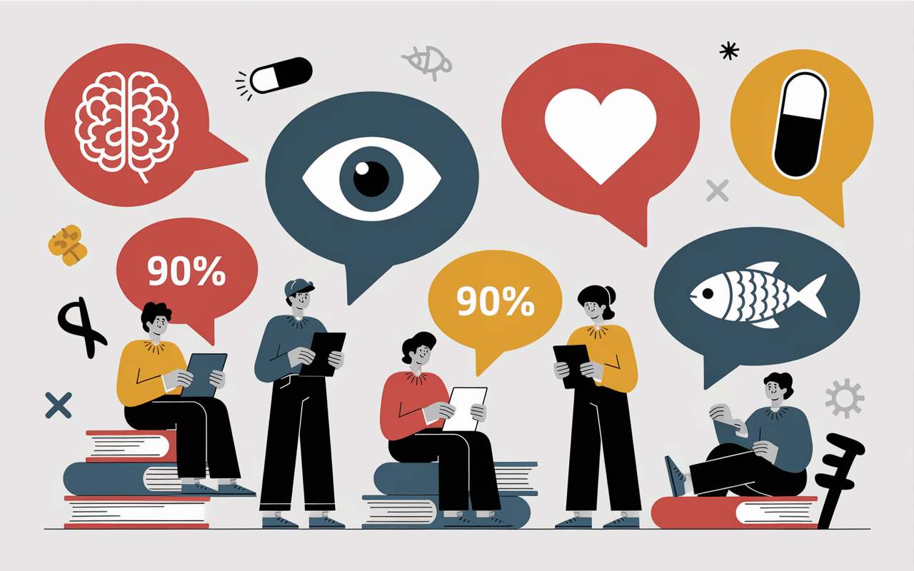 Bulle questions cerveau coeur oeil DHA oméga 3