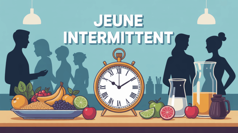 horloge cuisine jeûne intermittent fruits légumes céréales eau