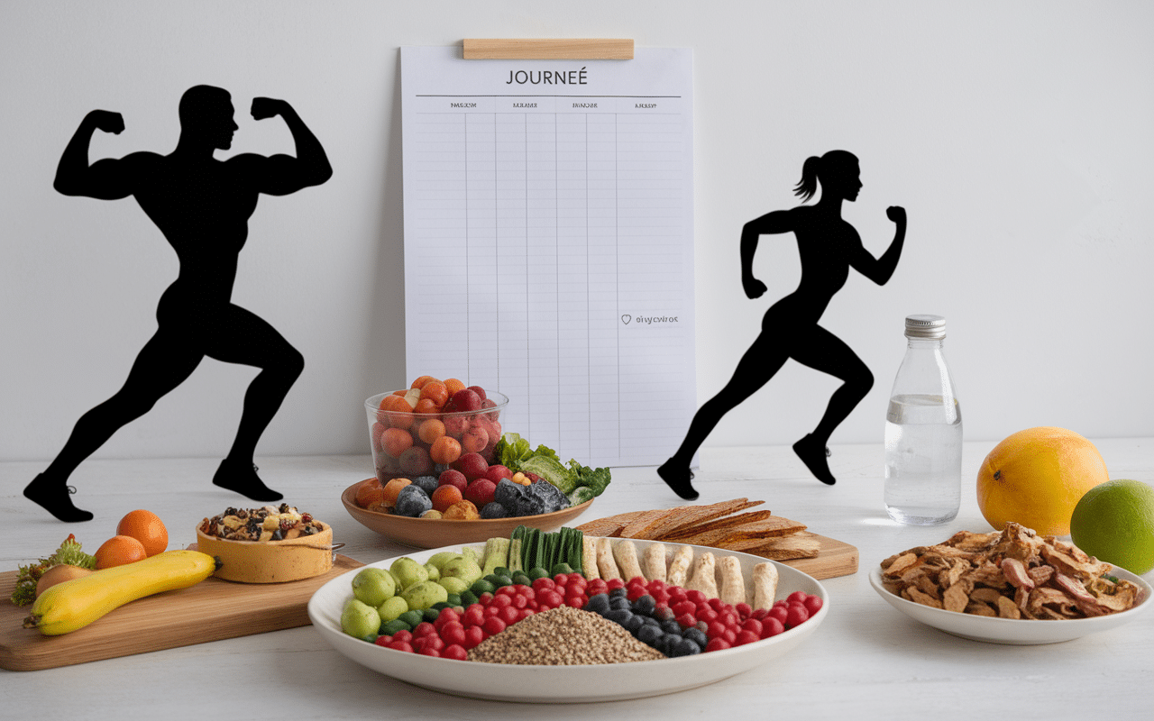 routine alimentaire et sportive metabolisme musculation hiit encas proteine