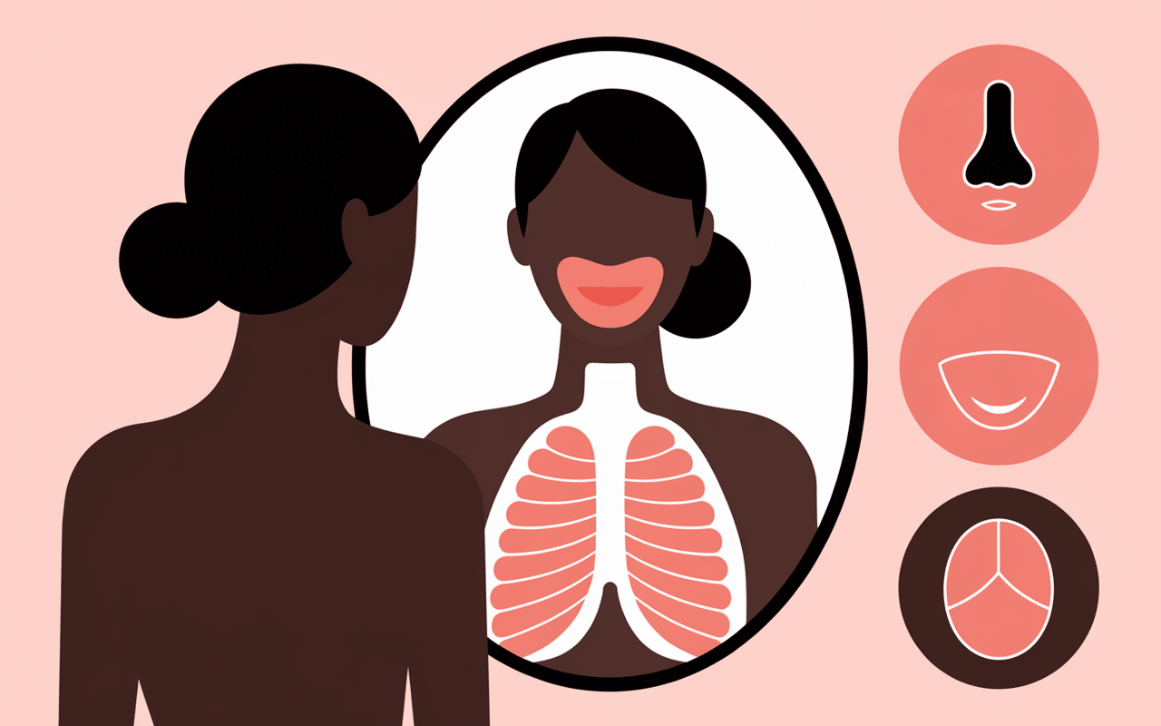 illustration test cou symptôme sport santé