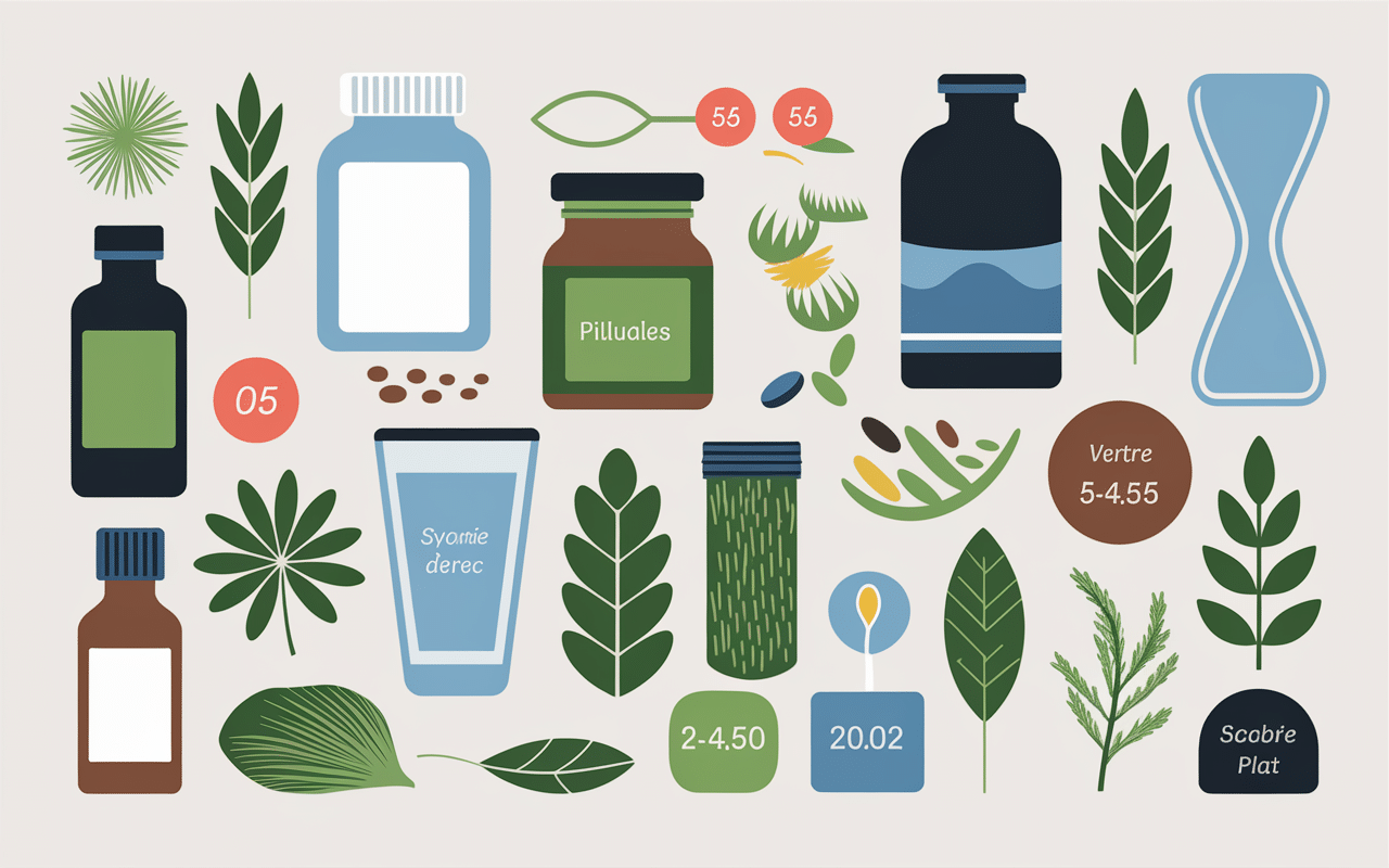 infographie types complements alimentaires perte de poids flacons pilules fibres