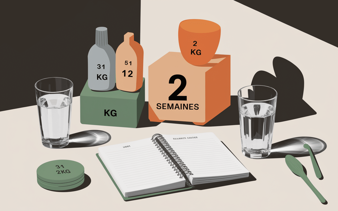 verres d'eau bilan perte de poids hydratation