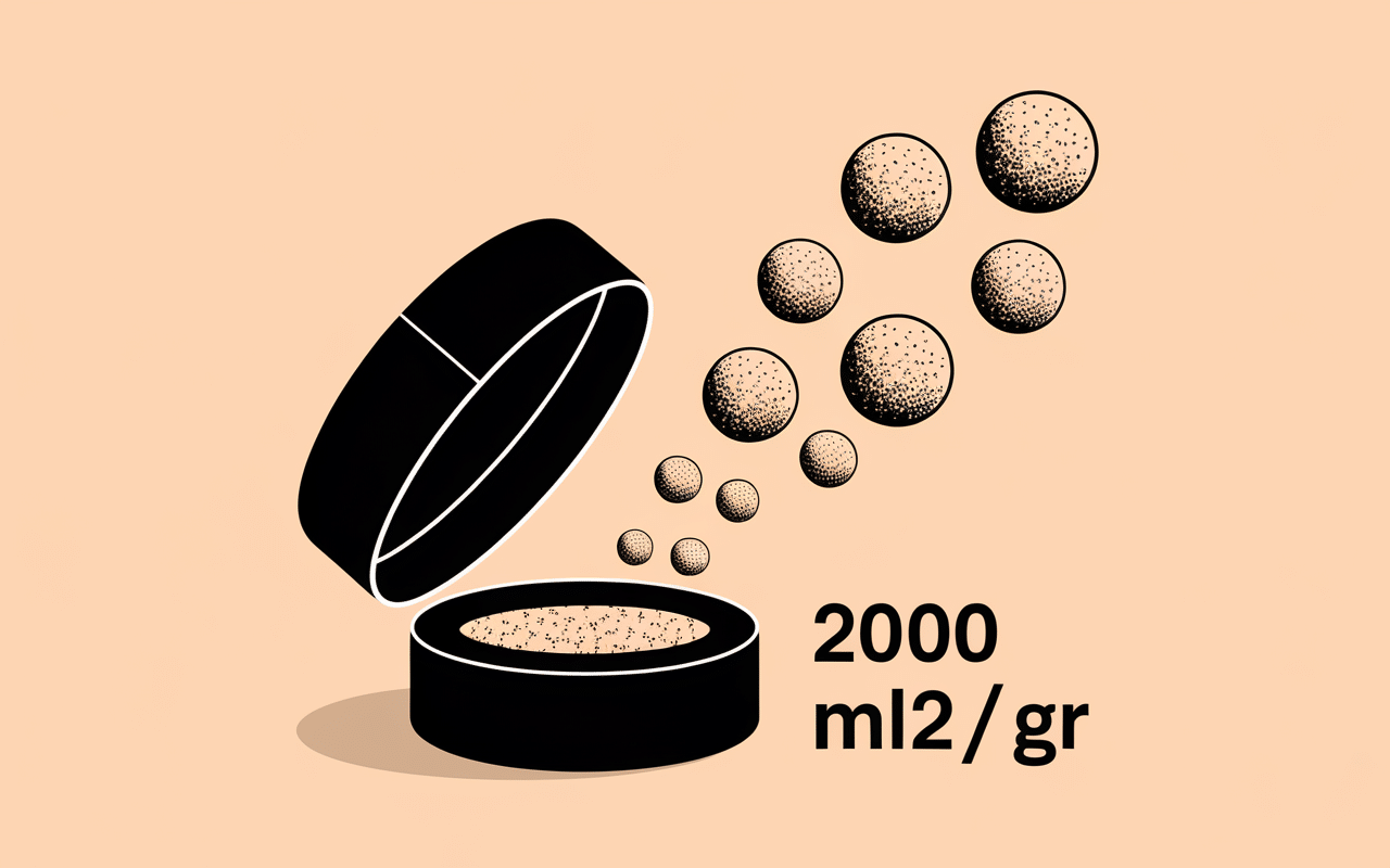 charbon actif adsorption graphique digestion