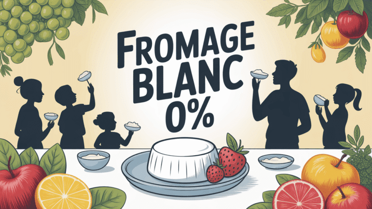Bol fromage blanc 0% et fruits frais ambiance familiale