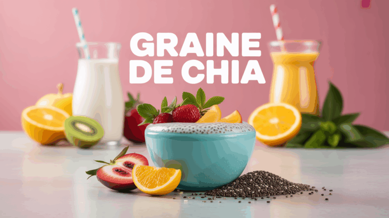 bol de pudding à la graine de chia avec fruits frais