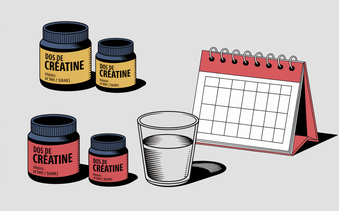 tableau dose charge entretien creatine
