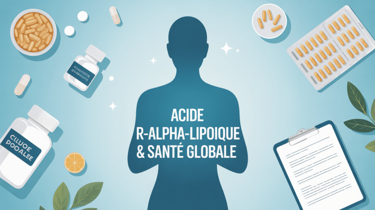 Table consultation medicale acide R-alpha-lipoique sante globale