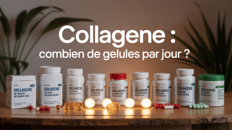 Collagene combien de gelules par jour boite sur table