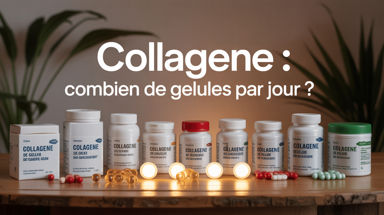 Collagene combien de gelules par jour boite sur table