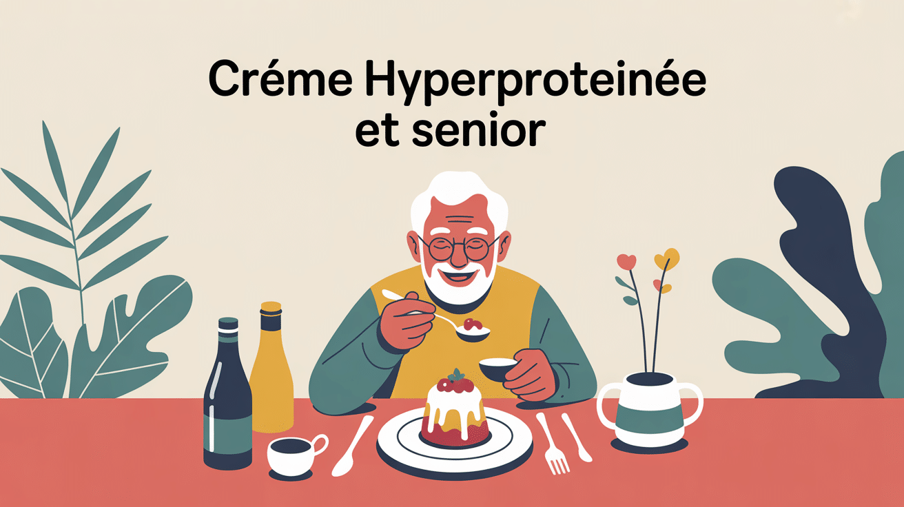 senior degustant creme hyperproteinee dessert table