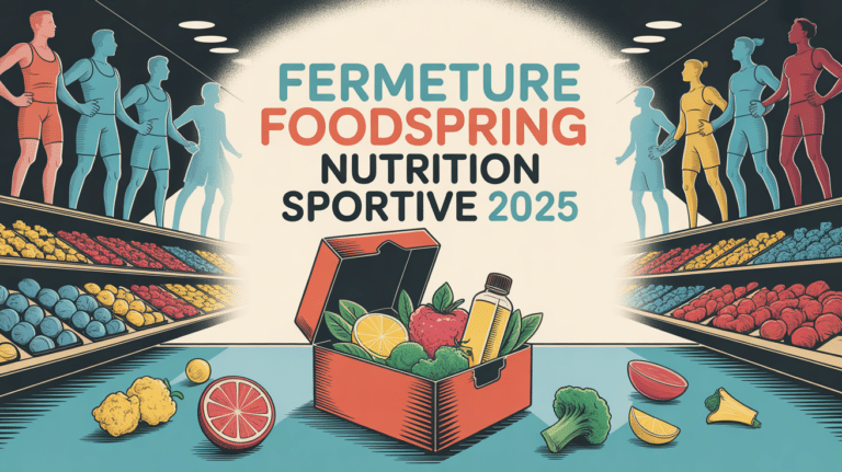 illustration fermeture foodspring nutrition sportive 2025