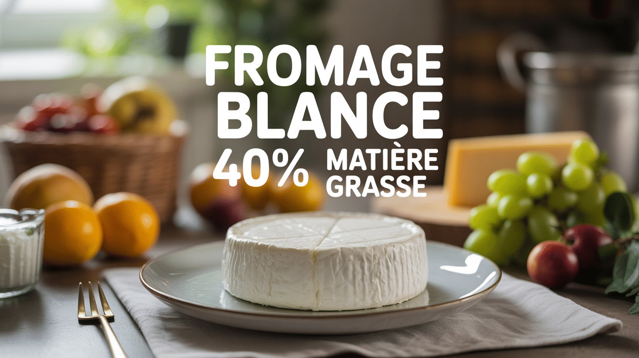 fromage blanc 40 pourcent matiere grasse bol fruits