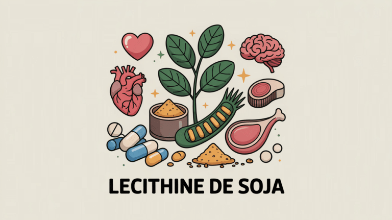 Lecithine de soja granulés gélules poudre coeur cerveau foie