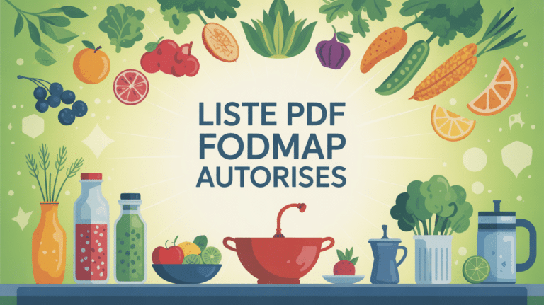 table aliments fodmap autorises representation visuelle