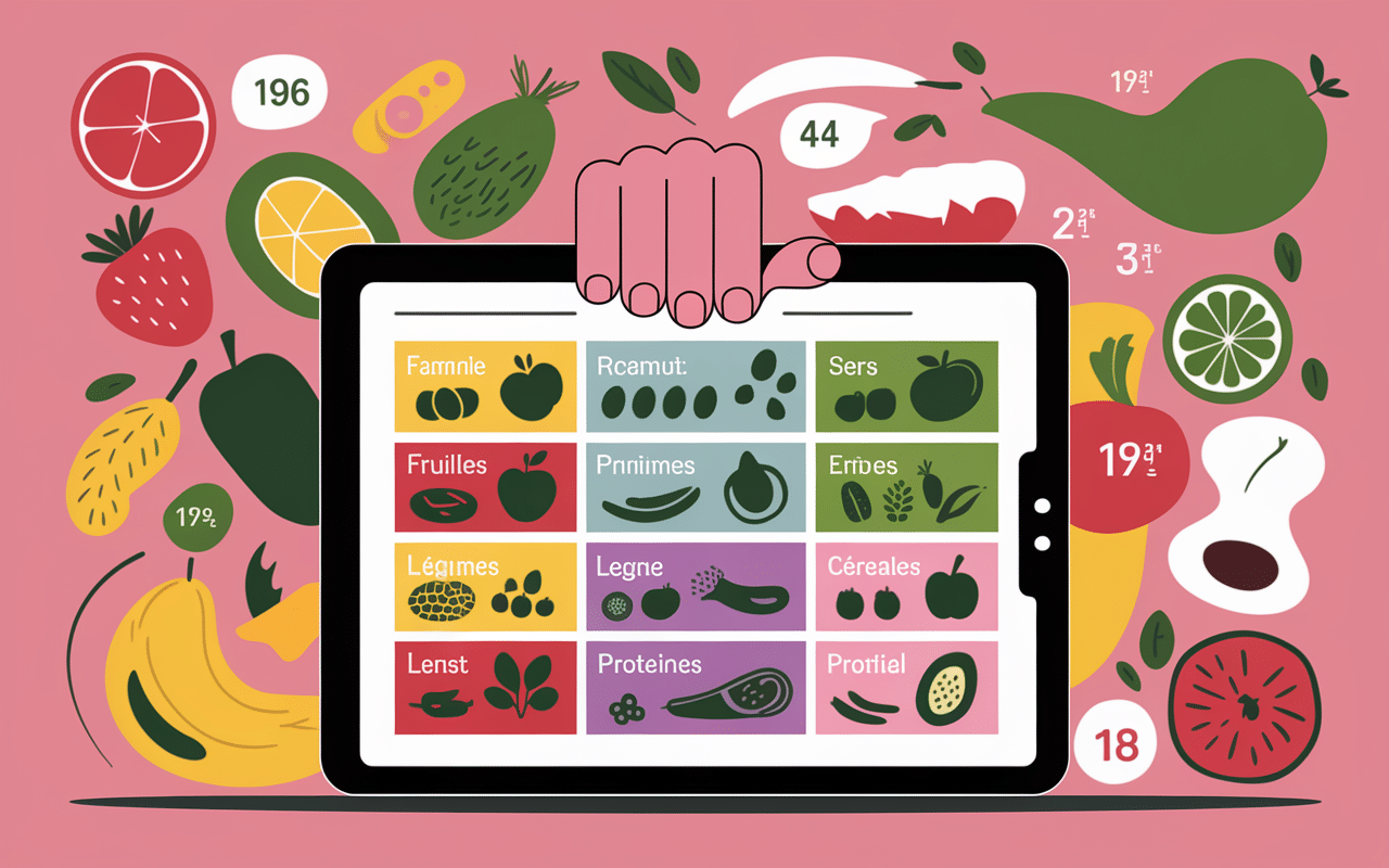main tenant tableau aliments fodmap autorises