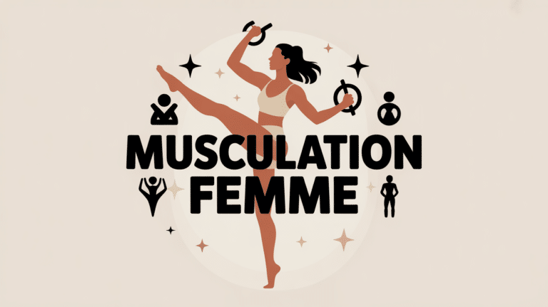Musculation femme, silhouette énergique avec haltères, ambiance confiance
