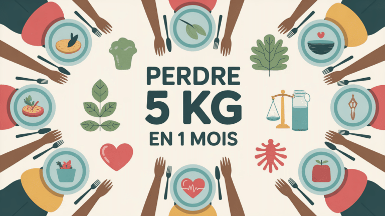 table equilibree perte 5 kg en 1 mois