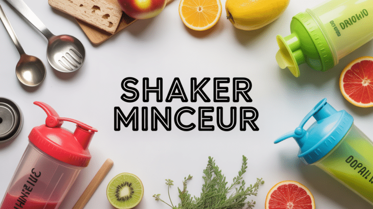 shaker minceur nutrition avec fruits et flocons d'avoine
