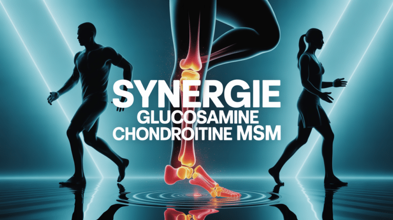 synergie glucosamine chondroitine msm genou mobilité
