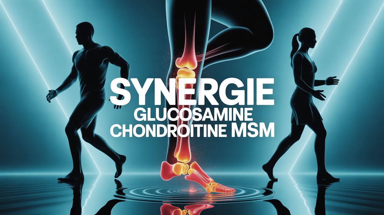 synergie glucosamine chondroitine msm genou mobilité