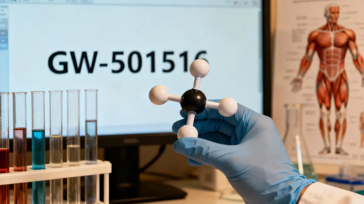 Molécule Cardarine GW-501516 muscle laboratoire