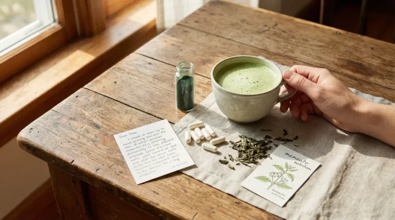 Tasse de matcha slim, gélules et poudre, composition nutrition avis