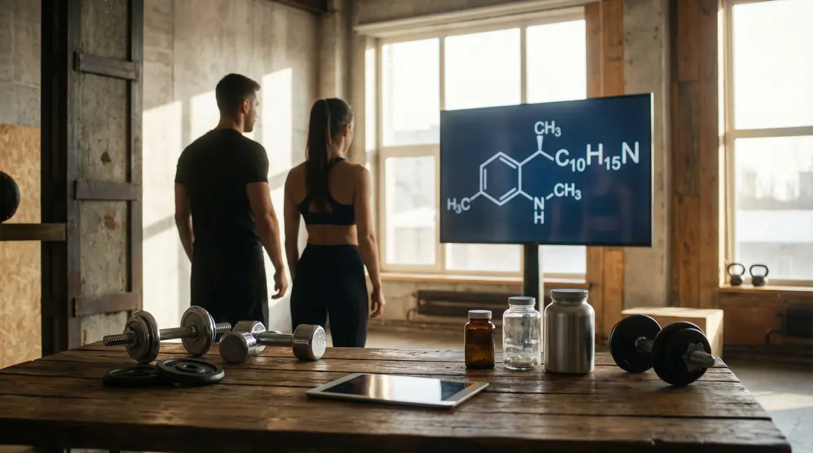 Salle de sport, compléments et silhouettes musculation, SARMs