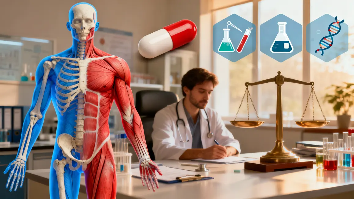 Ligandrol LGD-4033 schema action muscles os