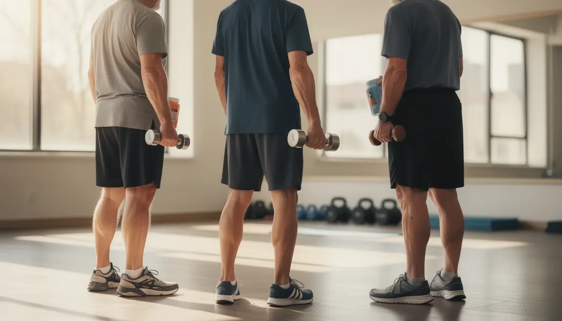 Testo Max hommes seniors vitalité salle sport