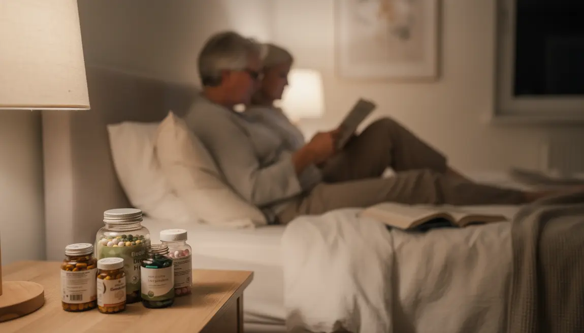 chambre adulte nuit avec phenq pm sur table bien etre gestion poids