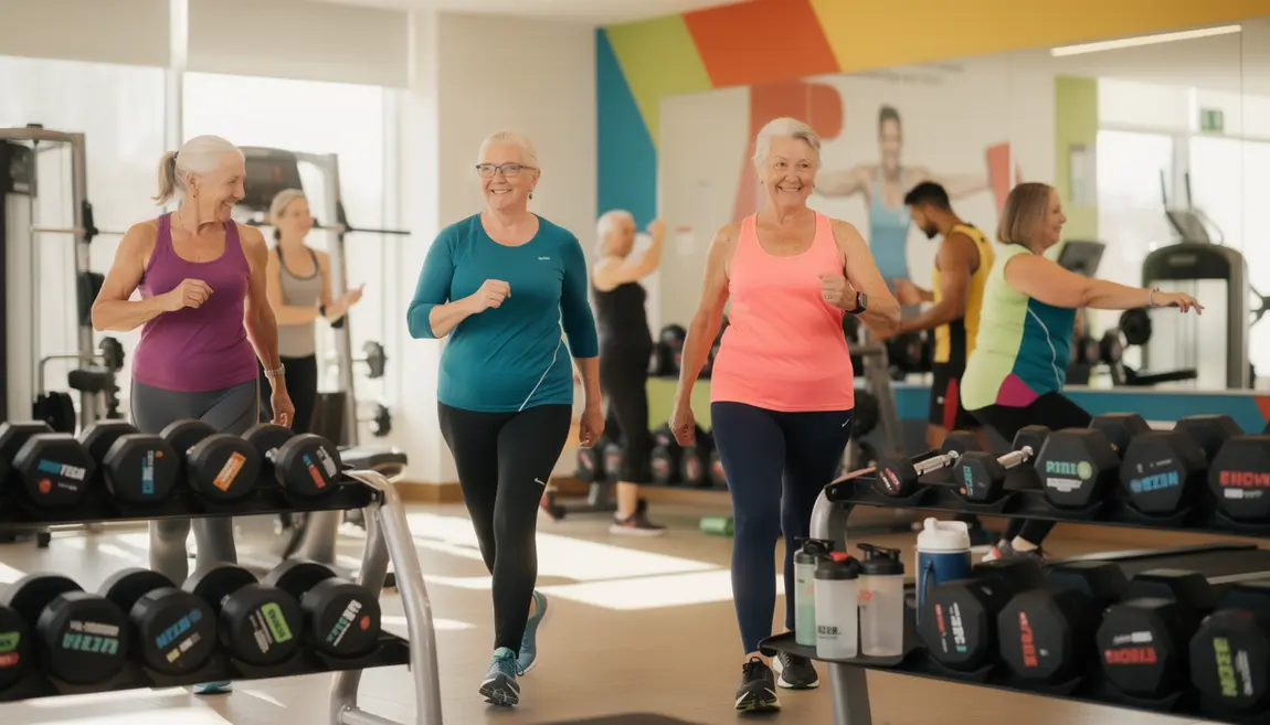 pré workout énergie force récupération pour seniors en salle