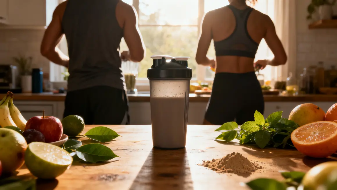 sportif prepare shake supplement naturel