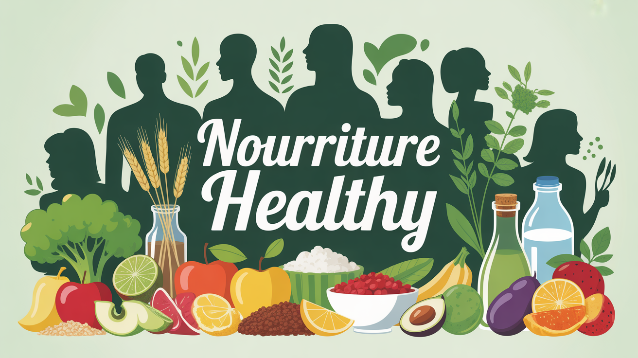 Tableau stylisé nourriture healthy assiette, fruits, légumes
