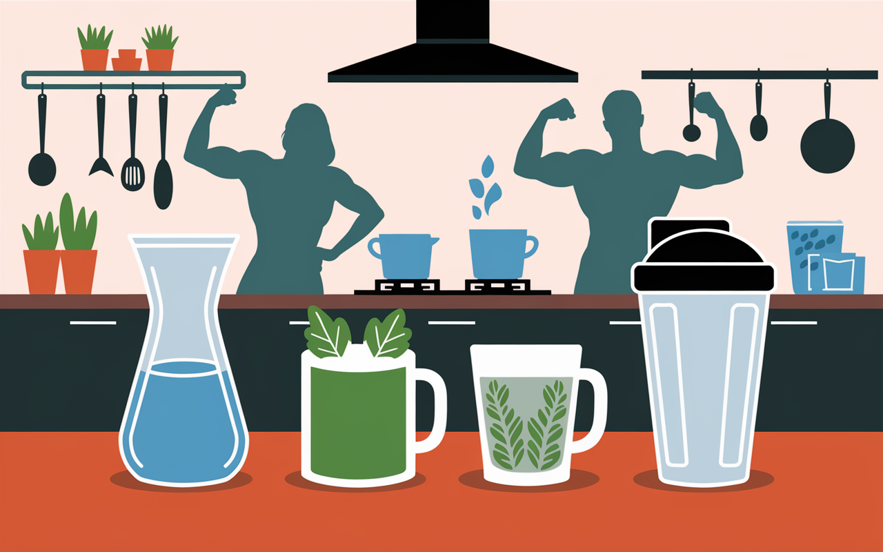scene cuisine boisson pour perdre du poids