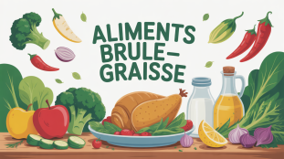 table aliments naturels aliments brûle graisse