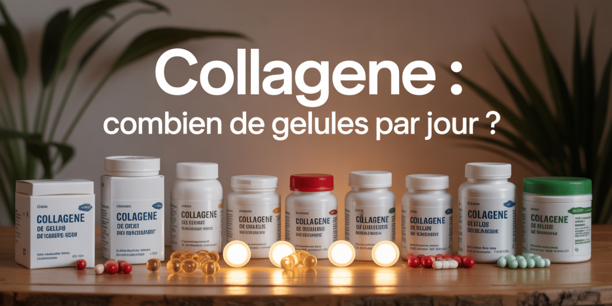 Collagene combien de gelules par jour boite sur table