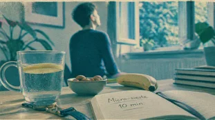 Comment avoir de l energie rapidement : eau citron et micro-sieste 10 min
