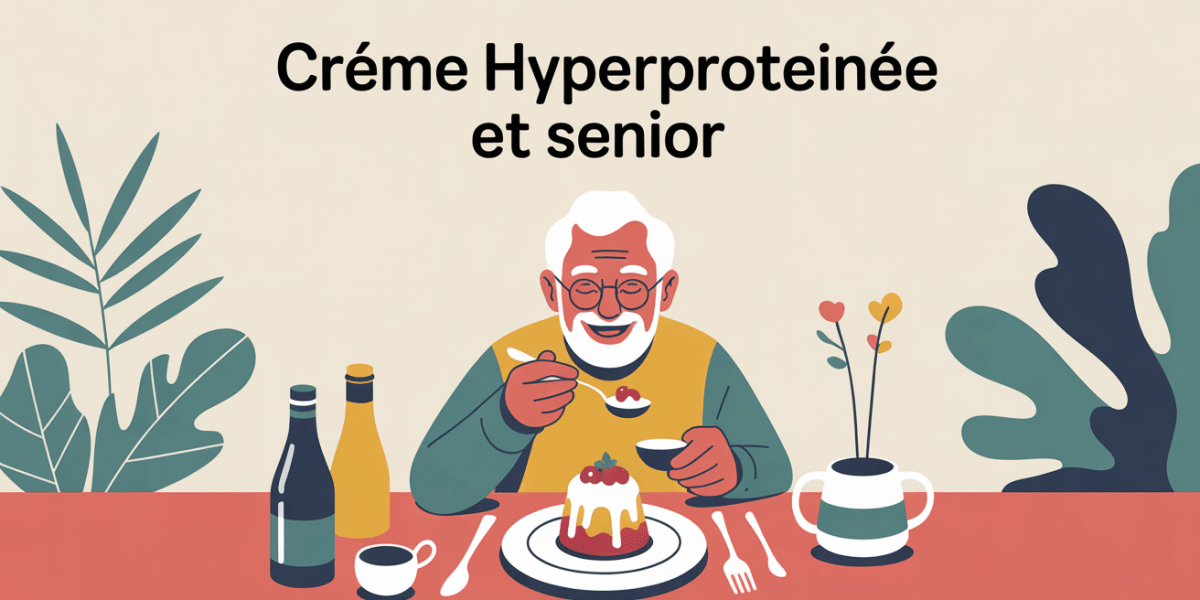 senior degustant creme hyperproteinee dessert table