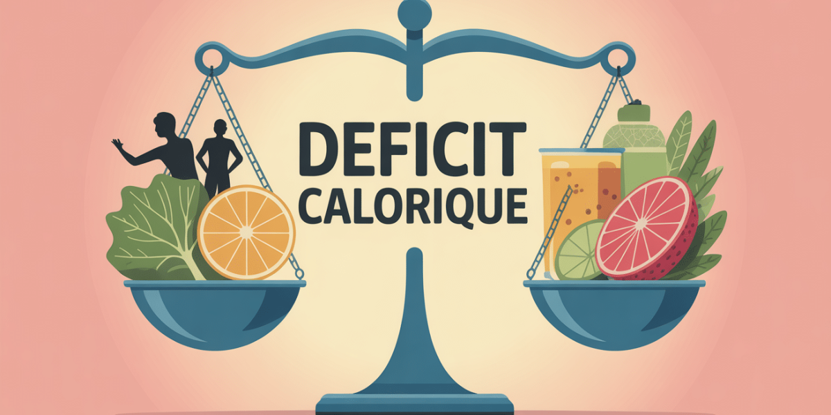 Balance et assiettes saines deficit calorique